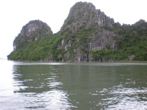 halong bay green waters